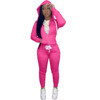 2023 Fall Winter Fleece 2 Piece Women Tracksuit Jogging thick two piece tracksuit sweatpants and hoodie Women Clothes set