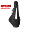 ZEIUS Carbon Fiber 3D Printed Bicycle Saddle Ultralight Hollow Breathable Comfortable MTB Mountain Road bike Cycling Seat Parts
