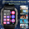 ChiBear New 5ATM Waterproof Smart Watch Blood Pressure Meter Sports Fitness Watch Full Touch Smartwatch Men Military For XIAOMI