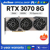 JIESHUO NVIDIA RTX 3070 8GB Gaming Graphics GPU 256-bit GDDR6 PCI-E 4.0 5888 RTX3070 8G PC Desktop Video Office KAS ETC RVN CFX