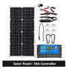 600W 18V Single Crystal Solar Panel Dual USB 12V/5V DC Single Crystal Flexible Solar Charger, Suitable For Car RV Battery Charg