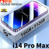 2023 Global Version 14 Pro Max Smartphone 16+1TB Full Screen Mobile Phone 6.7Inch Cellphone 50MP+108MP Camera 7800mAh Android13