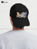 Furry Toaster Dad Hat Black Baseball Cap Unisex Adult Teen Youth Street Skateboard Cartoon Denim Color Outdoor Cotton Caps Gift