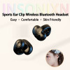 Bone Conduction Bluetooth Headset 2023 New Wireless Ear Clip Hanging Ear Motion Noise Reduction for Iphone Android Xiaomi Lenovo