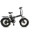 Electric Bicycle 20 Inch 1500W 48V 18Ah Folding E-Bike Fat Tire Beach Cruiser Electric Motorcycle Lithium Battery Bicicleta