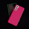Custom Name Genuine Leather Case For Samsung Galaxy S21 S23Ultra S22 S20FE S21FE A54 A73 Note20 Coque DIY Cover Shockproof Funda