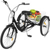 China 2020 3 Wheel Electric Bicycle Three Wheels Adult Cargo Electric Bike with Basket