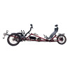 Electric 500 Watt Two Person Tandem Recumbent Tricycle with Pedal Assist