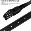 RIDERACE Password Tie Lock Multipurpose Bicycle Electric Scooter Motorcycle Portable Anti-theft 3 Digit Bike Helmet Lock Black