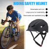Ultralight Protective Helmet Breathable Taillight Riding Safety Caps with Brim Protection Gear for Bike Electric Scooter