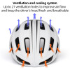 GUB 250g Ultralight Road Bike Helmet XXL 60-63cm Helmet for Electric Scooter PC+EPS Protection 21 Vent Breathable Casco Ciclismo GUB 250g Ultralight Road Bike Helmet XXL 60-63cm Helmet for Electric Scooter PC+EPS Protection 21 Vent Breathable Casco Ciclismo