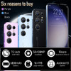 2023 New Hot S23 Ultra 7.3 inch Full Screen 5G Smartphone Android cell phone 16+1TB 6800mAh Mobile Phones Global Version 72MP HD