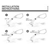 Anti-Glare Bicycle Mirror Handlebar Rear View 360°Rotatable Wide Range Back Sight Reflect Electric Scooter Mirror Bike Accessori