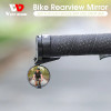 WEST BIKING Bicycle Rearview Mirror Safety Reflector Cycling MTB Handlebar Electric Scooter Rear View Mirror Bike Accessories