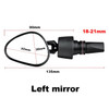 MTB Mirror Bike Rear View Bar End Sight Reflector Adjustable Left Mirror for Electric Scooter Road bike Easydo