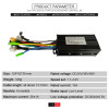 E-Bike Sine Wave 26A 500/750W SM Three Mode Brushless Controller With S866 Display For Electric Bicycle Tricycle