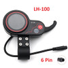 LH-100 LCD display 24V/36V/48V/60V 5/6 Pins Display Thumb Throttle Speedometer for Electric Scooter Bike