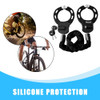 Anti-theft MTB Road Bike Chain Lock Safety Bicycle Handcuff Chain Lock with Keys Motorcycle Electric Scooter Security Padlocks