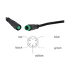 S866 Electric Bike LCD Display E-Bike Electric Scooter Display Meter Control Panel with Waterproof Plug