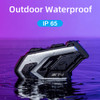 WAYXIN New KT1 Motorcycle Bluetooth Headset Stereo Hands Free Call IP65 Waterproof Moto Wireless Headphones BT5.0 EDR Earphone