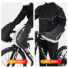 WEST BIKING Windproof Thermal Bar Mittens MTB Road Bicycle Electric Bike Commuter Handlebar Cover Reflective Cycling Gloves