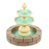 Miniature Resin Fountain Prop Mini Fountain Ornament Mini Tabletop Fountain Micro-landscape Decoration