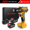 VVOSAI 20V Brushless Electric Drill 50NM Cordless Screwdriver Lithium-Ion Battery Mini Electric Power Screwdriver MT-Series Tool