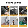 Hot Air Gun LCD Temperatures Adjustable Mini Heat Gun Thermal Blower Shrink Wrapping With Four Nozzles Construction Dryers 110V