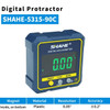 SHAHE Digital Angle Gauge Magnetic Protractor Inclinometer Level Angle Finder Angle Cube Level Box With Magnes And Backlight