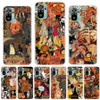 Halloween Fall Art Witch Cat Silicon Call Phone Case For Xiaomi Redmi 10 10C 12 12C 9 9C 9A 10A 9T 8A 7A 6A 8 7 6 Pro 10X K40 K3