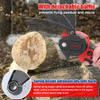 21V Battery Mini Electric Pruning Saw Rechargeable Saw Small Wood Spliting Chainsaw One-handed Garden Woodworking Power Tool