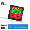 RZ Digital Level Angle Gauge 360° Mini Measuring Digital Inclinometer With Magnetic Base Electronic Universal Bevel Protractor