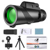 APEXEL Powerful 80X100 HD Monocular Telescope Long Range Zoom With Tripod Phone Clip For Outdoor Hunting Camping Tourism
