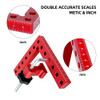 2Pc 90 Degrees L-Shaped Auxiliary Fixture Splicing Board Positioning Panel Fixed Clip Carpenter's Square Ruler Woodworking Tool