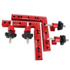 2Pc 90 Degrees L-Shaped Auxiliary Fixture Splicing Board Positioning Panel Fixed Clip Carpenter's Square Ruler Woodworking Tool