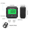 Precision Digital Inclinometer Mini 360 Degree Magnetic Spirit Level Angle Finder Gauge Level Protractor Meter Tilt Measure Tool