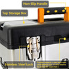 Tool Box Suitcase Stainless Steel Toolbox Industrial Grade Multifunctional Tools Storage Box Metal Portable Organizers Boxes