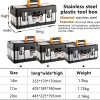 Tool Box Suitcase Stainless Steel Toolbox Industrial Grade Multifunctional Tools Storage Box Metal Portable Organizers Boxes