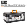 Tool Box Suitcase Stainless Steel Toolbox Industrial Grade Multifunctional Tools Storage Box Metal Portable Organizers Boxes