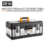 Tool Box Suitcase Stainless Steel Toolbox Industrial Grade Multifunctional Tools Storage Box Metal Portable Organizers Boxes