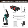 8 Inch Brushless Electric Cordless Chain Saw Handheld Rechargeable Pruning Wood Power Tool For Makita 18V Battery By VIOLEWORKS
