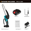 8 Inch Brushless Electric Cordless Chain Saw Handheld Rechargeable Pruning Wood Power Tool For Makita 18V Battery By VIOLEWORKS
