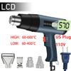 Industrial Heat Gun 2000W Hot Air Gun Air Dryer for Soldering Thermal Blower Shrink Wrapping Tools with 300PCS Wire Connectors