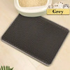 Waterproof Pet Cat Litter Mat Double Layer Pet Litter Box Mat Non-slip Sand Cat Pad Washable Bed Mat Clean Pad Products
