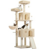 Speedy Pet Multifunctional Chair Creative Cube House with Scratching Removable Pad Cushions Pet Activity Cat Tree with Ball