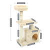 9 Kinds Domestic Delivery Cat Tree House Tower Condo Cat Scratching Post for Indoor Kitten Jumping Toy with Ladder Playing Tree