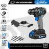 Brushless Electric Drill Cordless Screwdriver 16.8V/21V/20V, 35/40/45/60(Hammer) Nm Li-ion Battery Power Driver