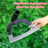 Hollow Hoe Weeding Rake Labor-saving Weeding & Loosening Soil Artifact Harrow Handheld steel weeding hoe