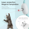 Smart Automatic Cat Toy Laser Teasing Cat Collar Electric USB Charging Kitten Amusing Toys Interactive Training Pet products