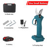 Brushless 4 Gear Cordless Pruner Shear Fruit Tree Bonsai Pruning Electric Tree Branches Cutter Compatible Makita 18V Battery